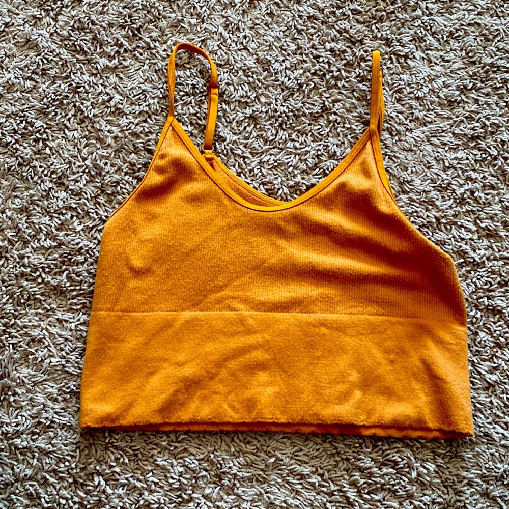 ANTHROPOLOGIE Orange Tank Top
